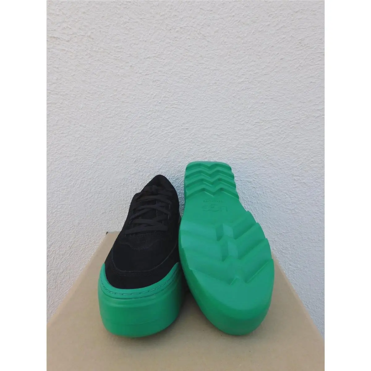 UGG shoes - UGG Marin Lace Platform Sneaker - Black (UPC: 195719712624) 3