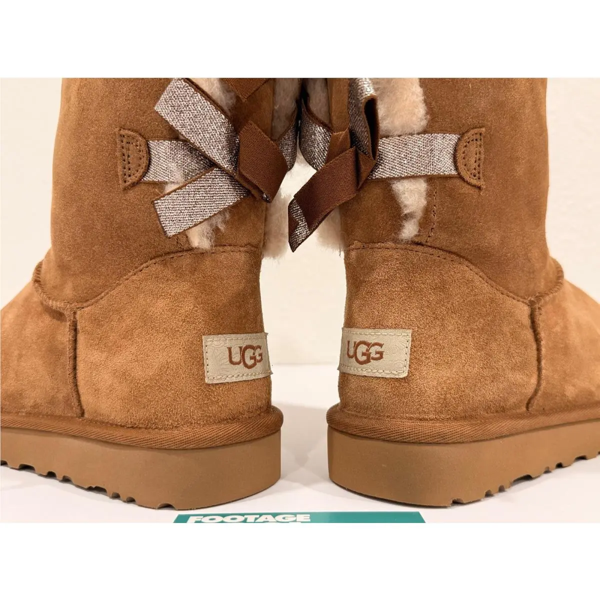 UGG shoes - UGG Bailey Bow Sparkler - Bailey Bow Sparkler - 1117571 - Brown 9