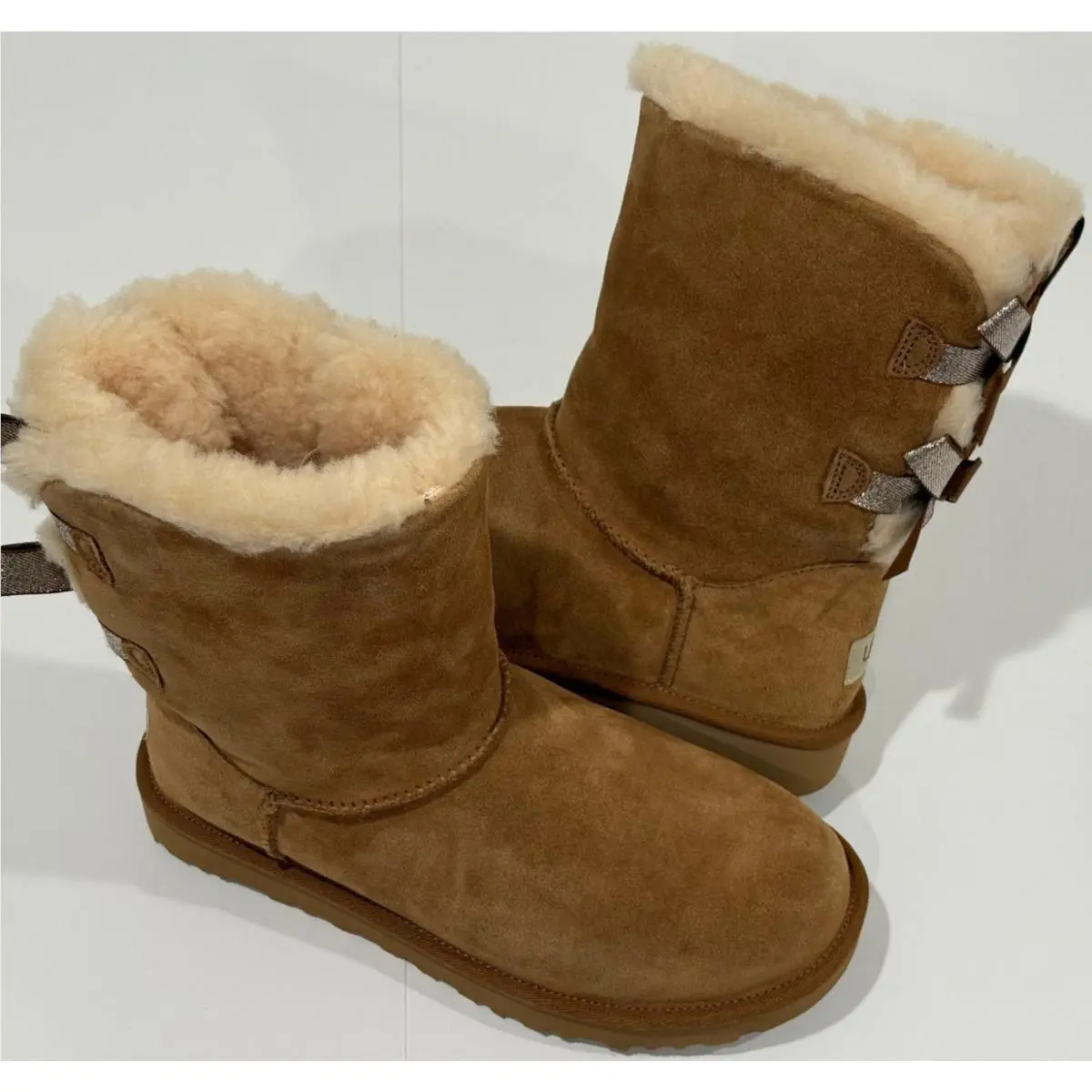 UGG shoes - UGG Bailey Bow Sparkler - Bailey Bow Sparkler - 1117571 - Brown 0
