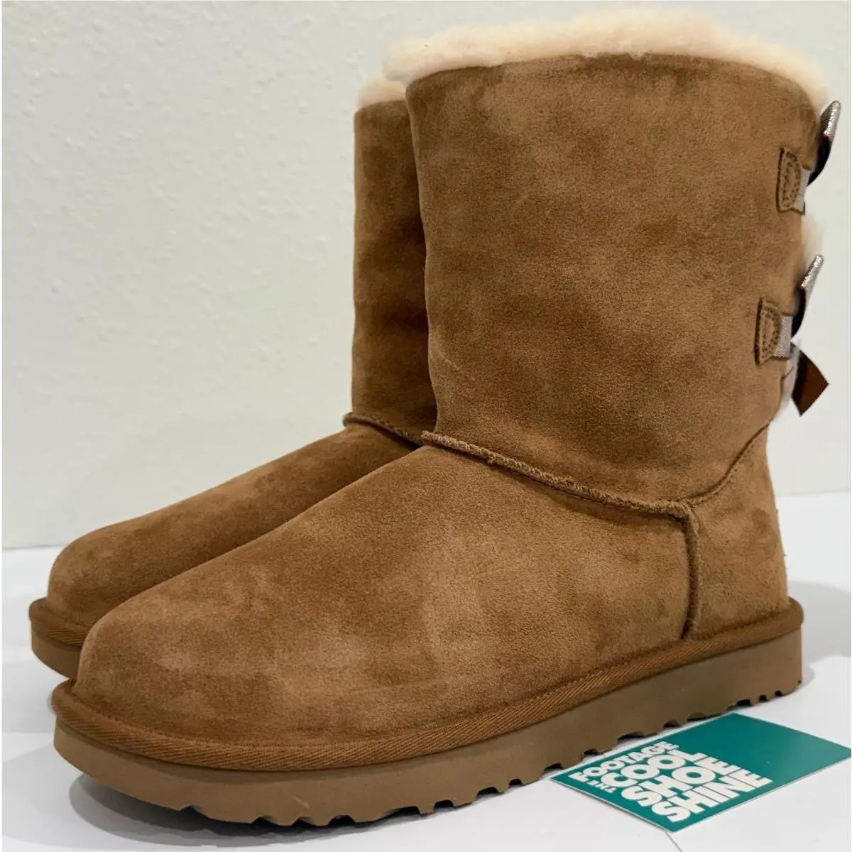 UGG shoes - UGG Bailey Bow Sparkler - Bailey Bow Sparkler - 1117571 - Brown 6