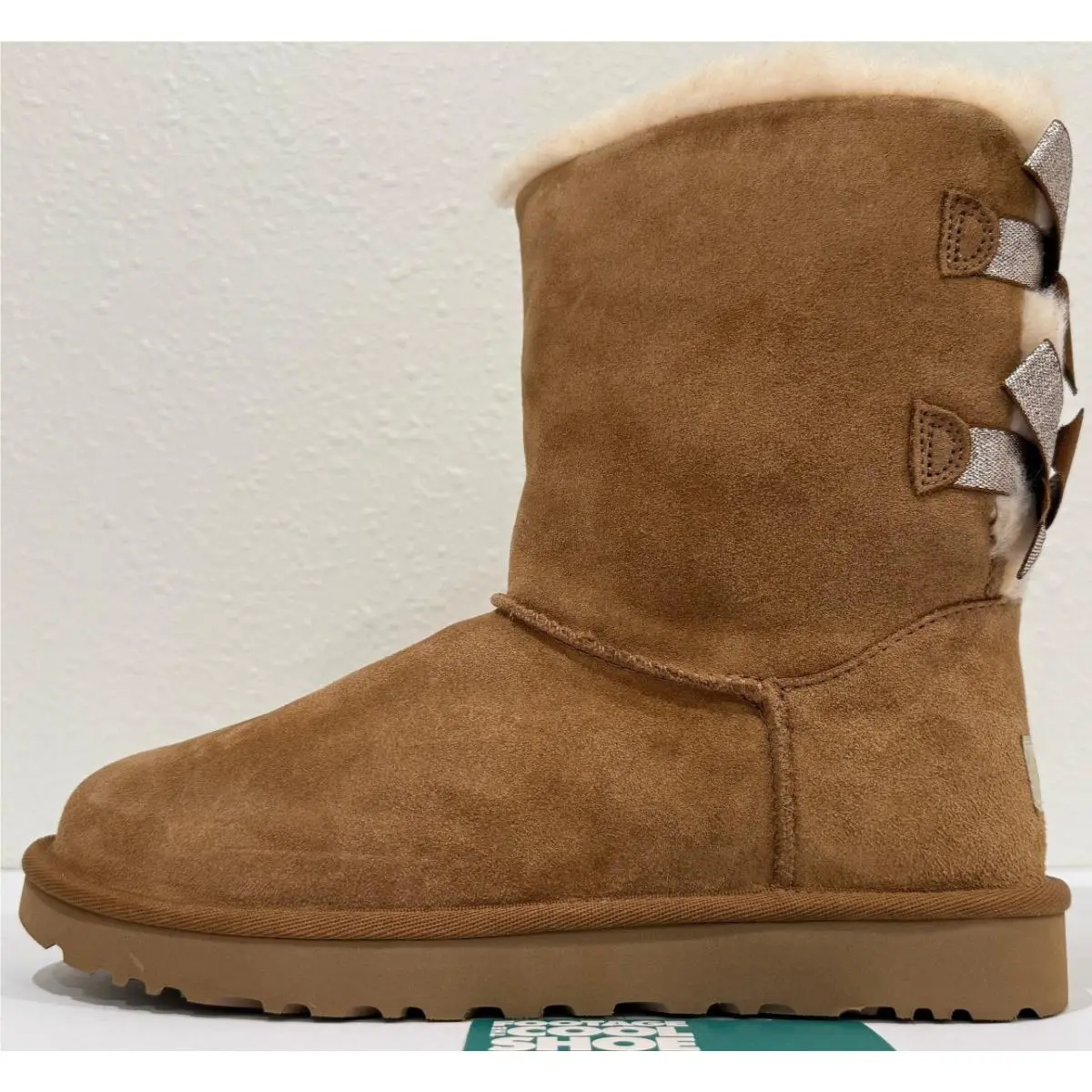 UGG shoes - UGG Bailey Bow Sparkler - Bailey Bow Sparkler - 1117571 - Brown 7