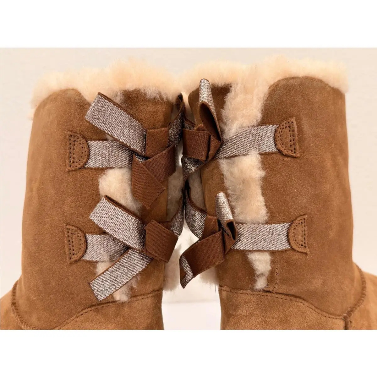 UGG shoes - UGG Bailey Bow Sparkler - Bailey Bow Sparkler - 1117571 - Brown 10