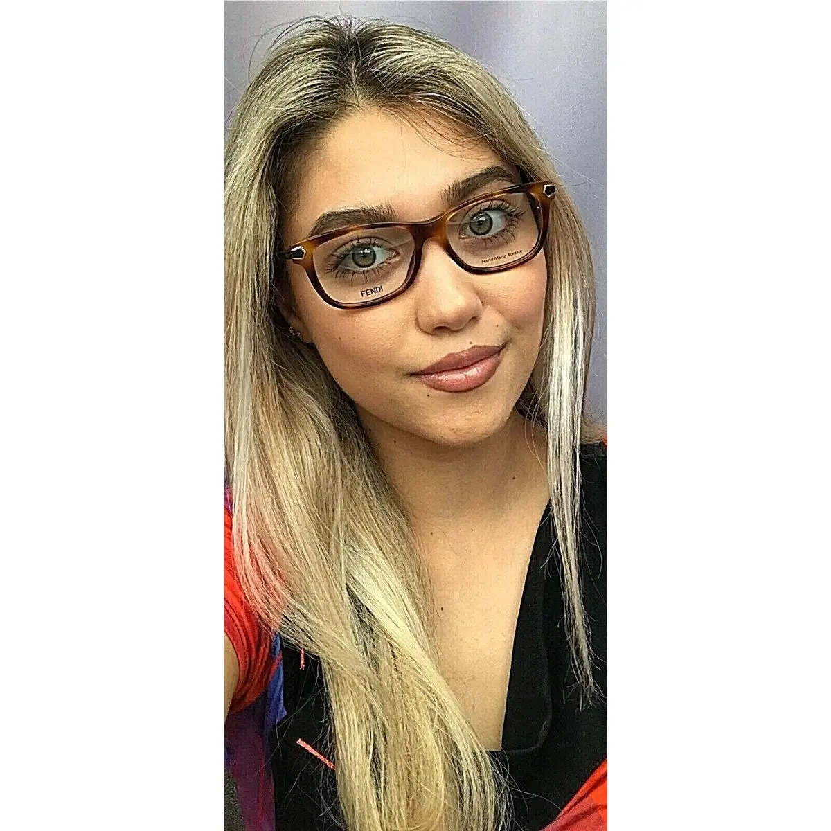 Fendi FF 0037 91Y 52 mm Tortoise Rx Women`s Eyeglasses Frame Italy