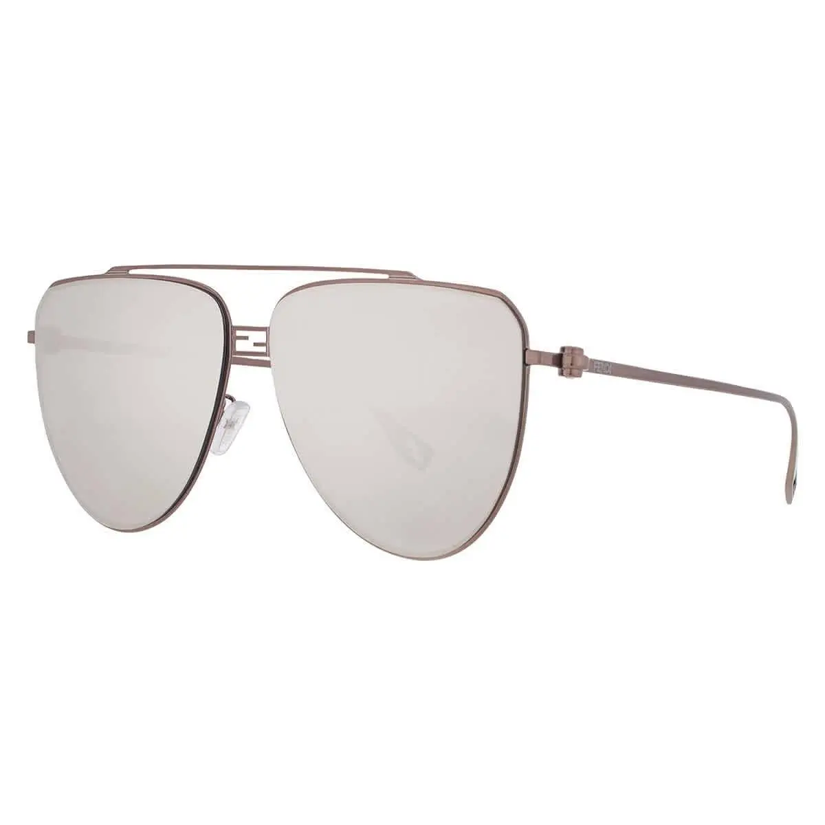 Fendi Smoke Pilot Ladies Sunglasses FE40122U 45C 59 FE40122U 45C 59