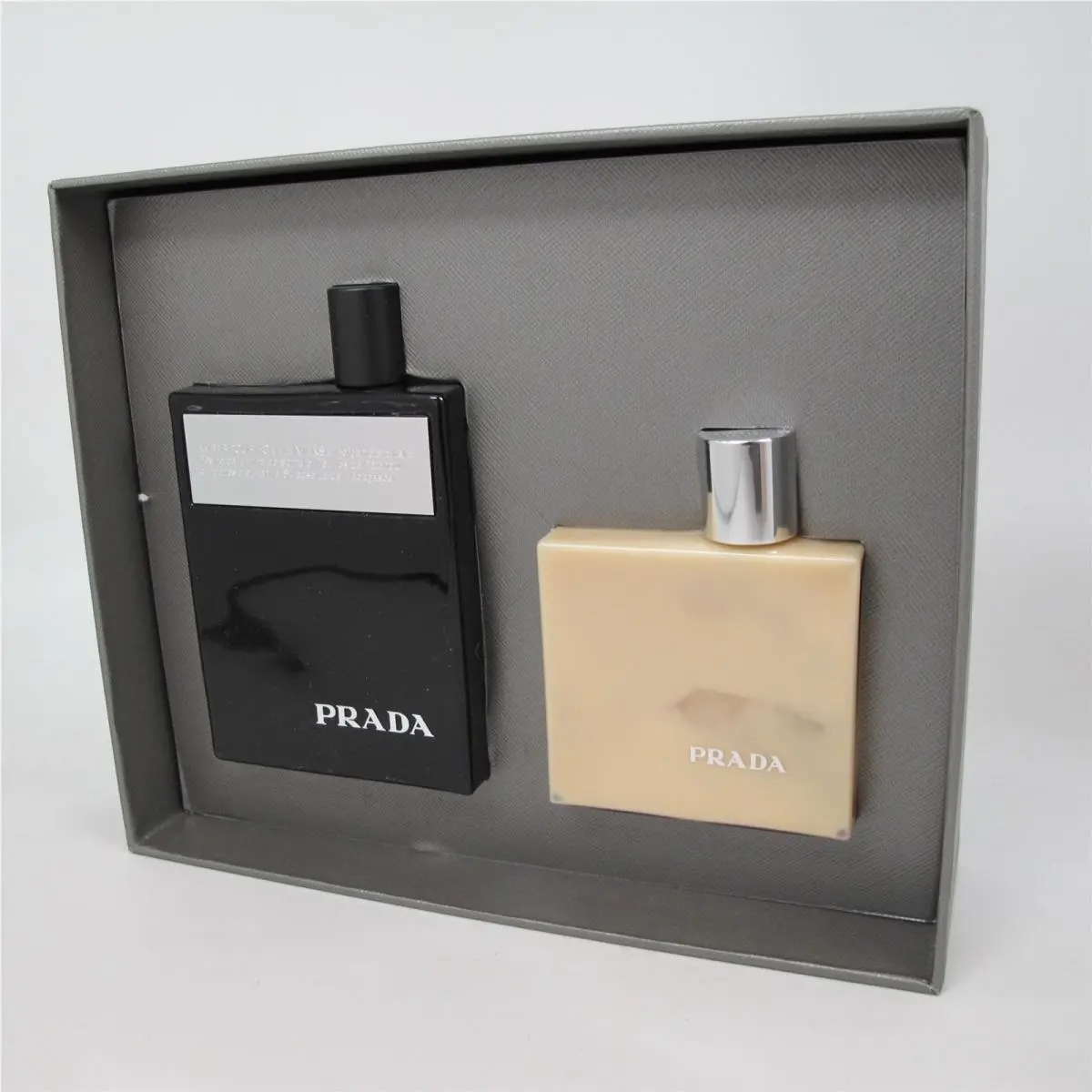 Prada Amber Pour Homme Intense 2 Pcs Set: 3.4 oz Edp Spray Balm