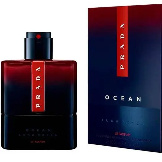 Prada Luna Rossa Ocean Parfum 100ml 3.3oz Refillable Spray