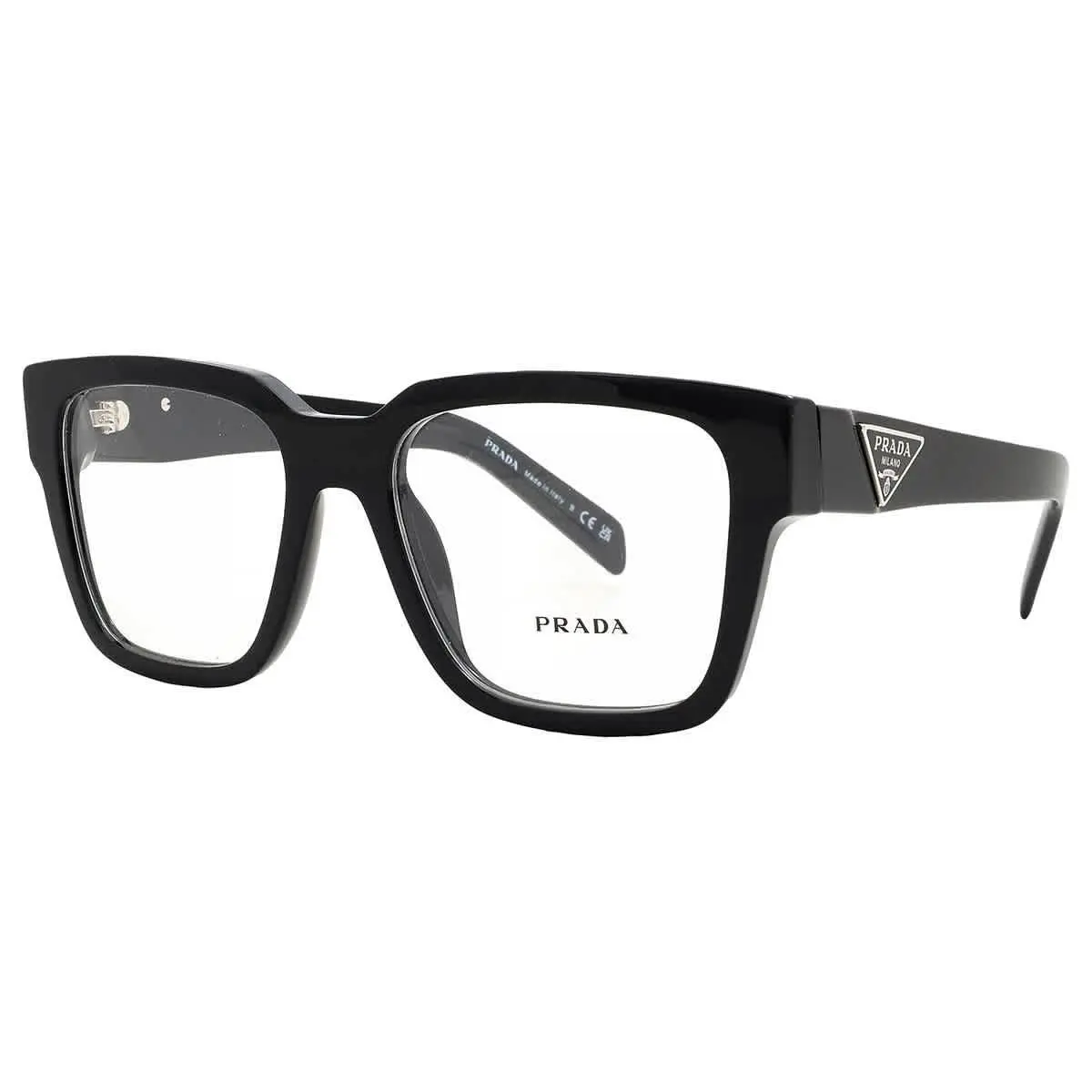 Prada Demo Square Men`s Eyeglasses PR 08ZV 1AB1O1 54 PR 08ZV 1AB1O1 54