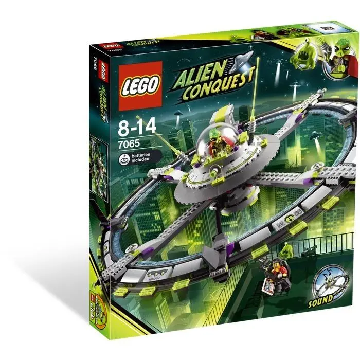 Lego Alien Conquest Alien Mothership 7065 Retired Set Space