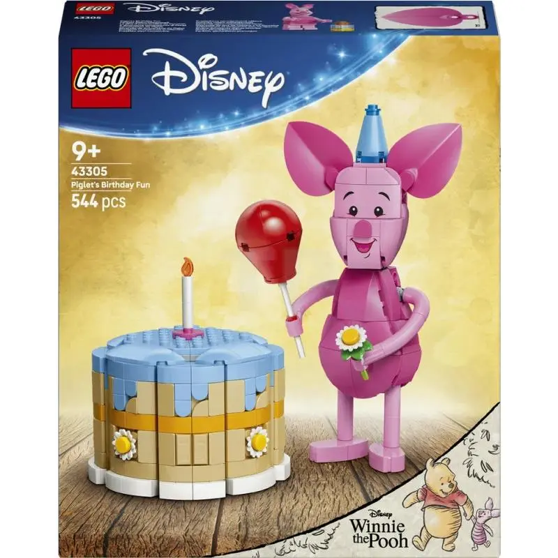 Lego Disney Winnie The Pooh Piglet`s Birthday Fun 43305 Building Toy Set