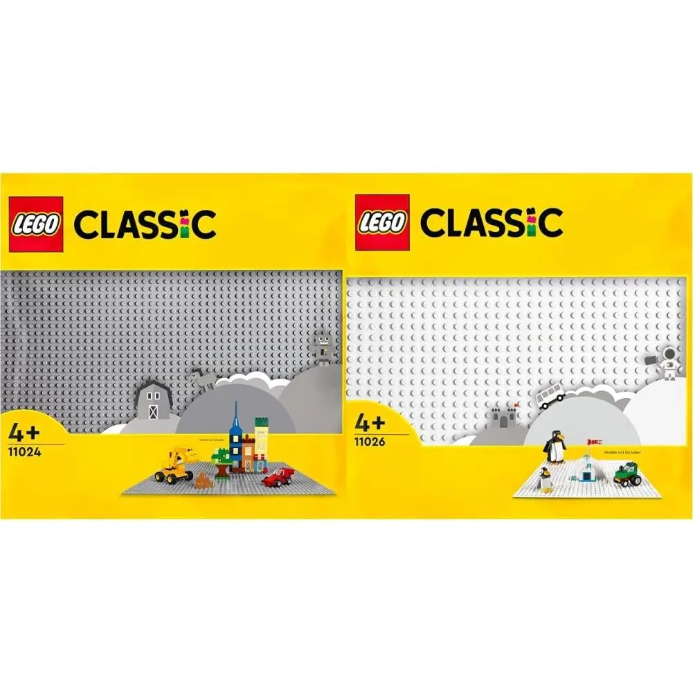 Lego 11024 Classic Grey Baseplate 48x48 Stud Building Base Build and Display B