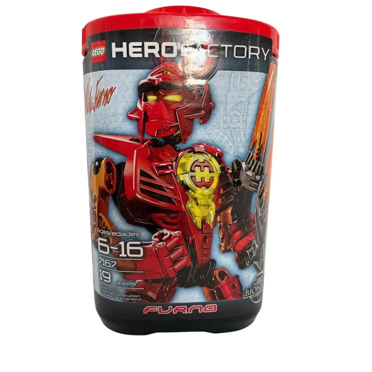 Lego Hero Factory Rise of The Rookies William Furno Set 7167 Rare Condition