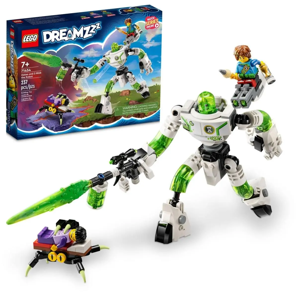 Lego Dreamzzz Mateo and Z-blob The Robot 71454 Building Toy Set 2-in 1
