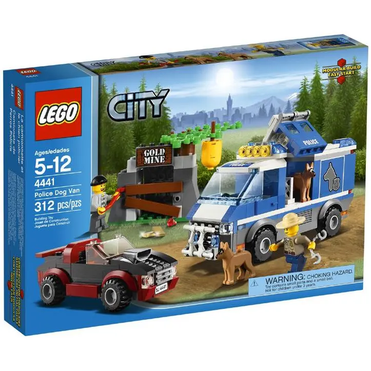 Lego Police Dog Van 4441 Town Minifigure Building Set Missing Piece