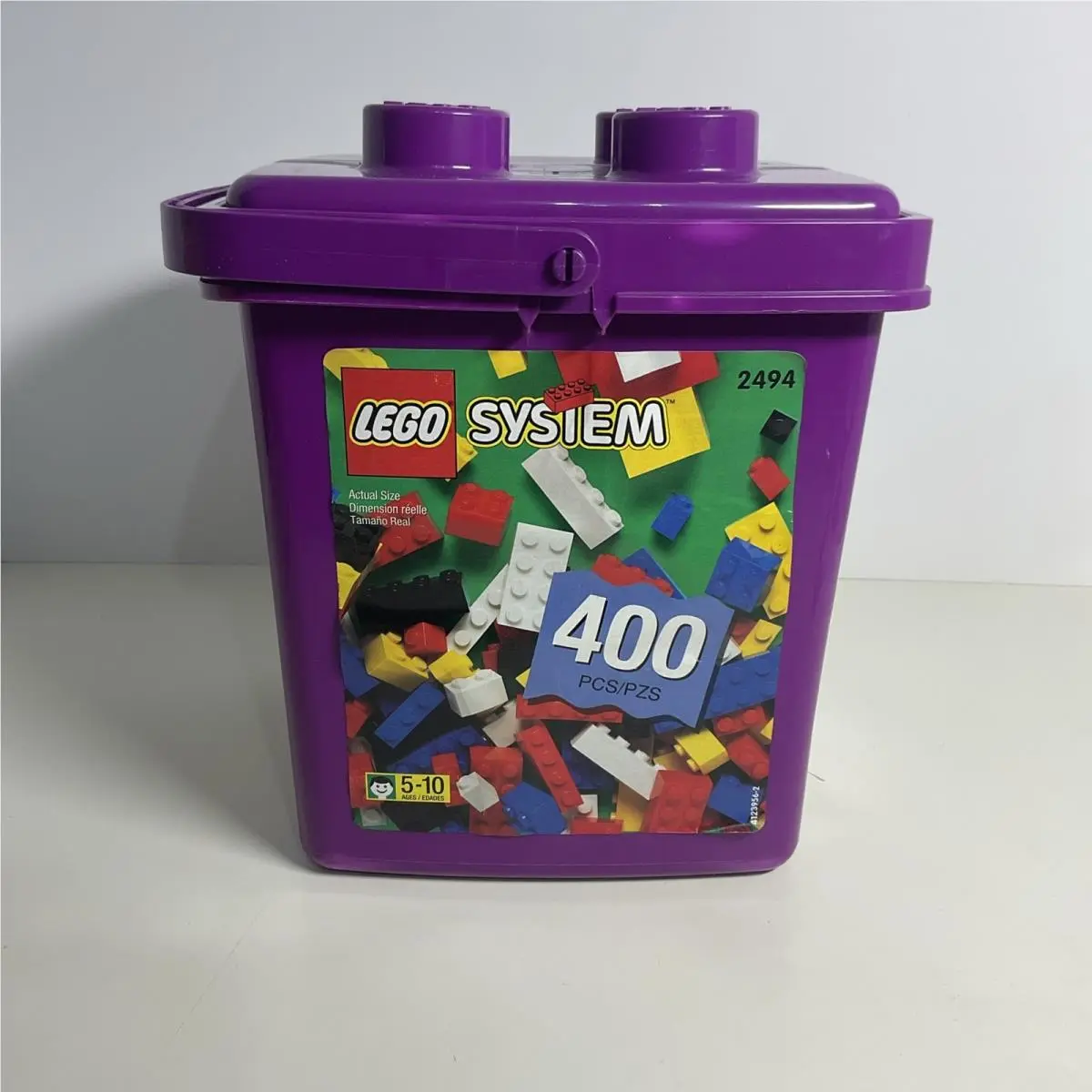 Vintage 90s 1998 Lego Classic Purple Bucket 2994 Retired Rare