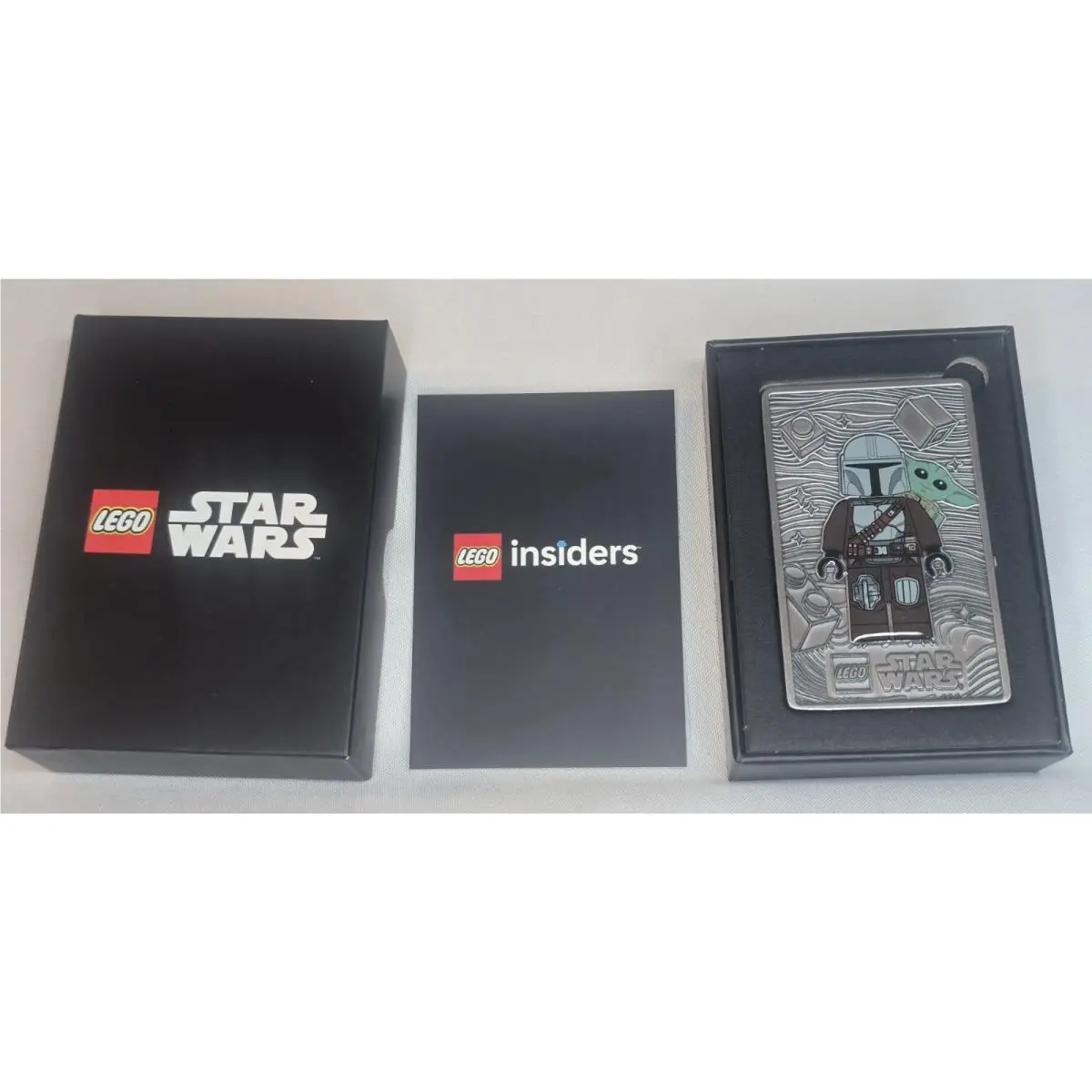Lego Star Wars The Mandalorian + Grogu Metal Card 5010325 Insiders Reward