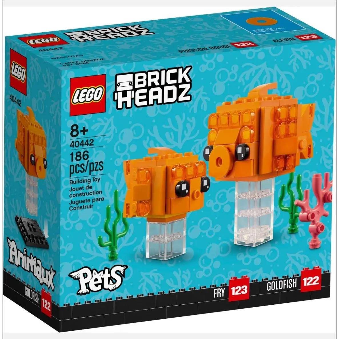 Lego Brickheadz Pets: Goldfish Fry Set 40442 Retired