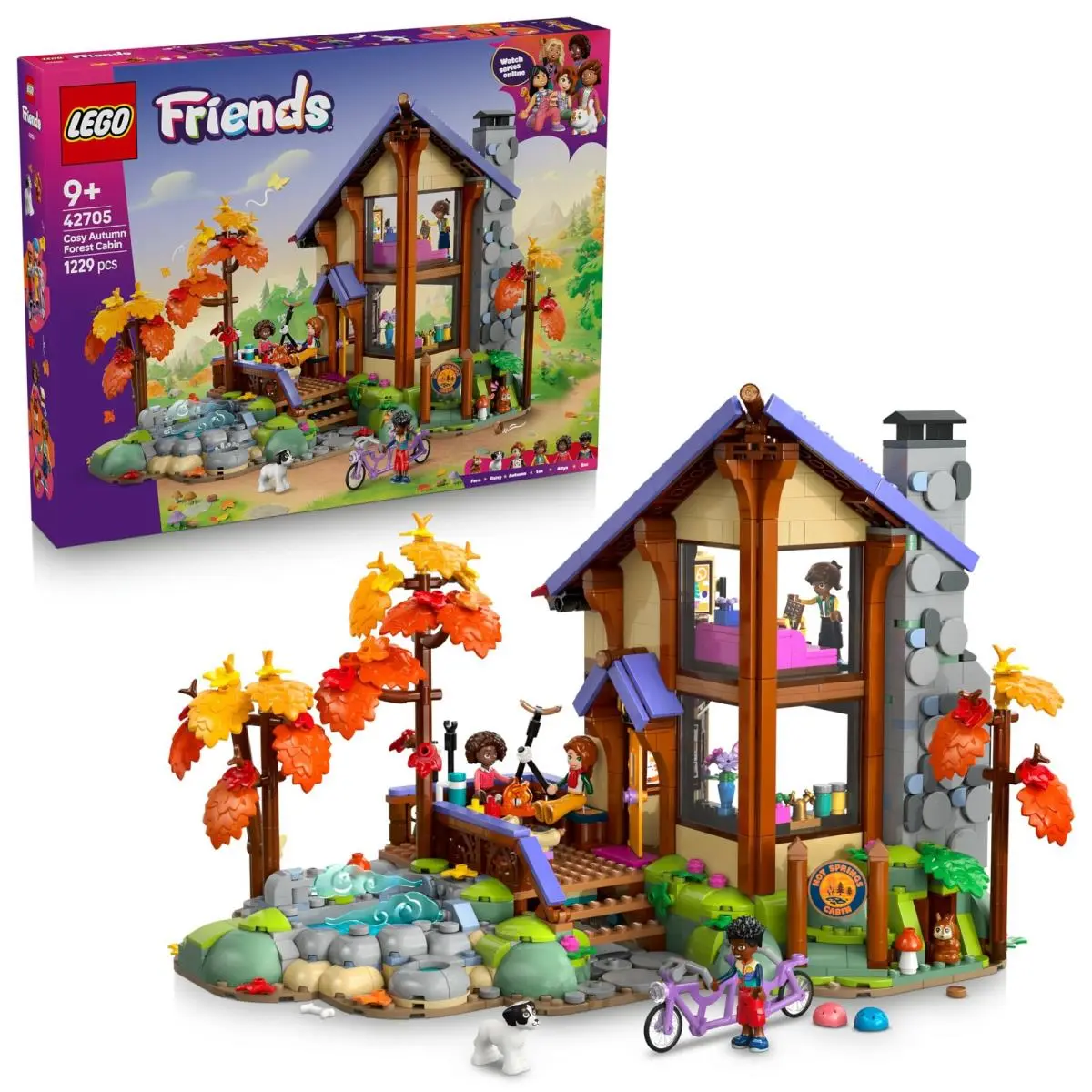 Lego Friends Gezellige Boshut in de Herfst Bouwpakket Voor Kinderen Vanaf 9 Jaar