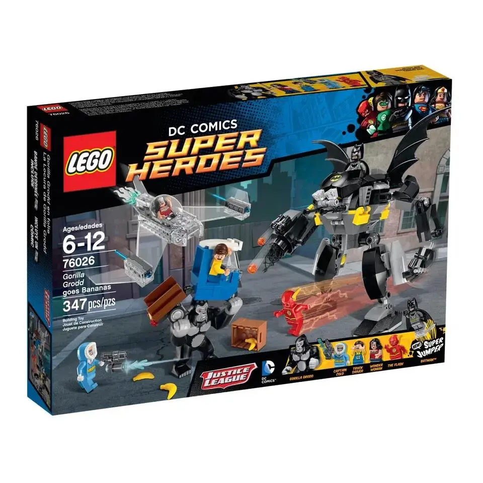 Lego Gorilla Grodd Goes Bananas 76026 Super Heroes Minifigure Building Set