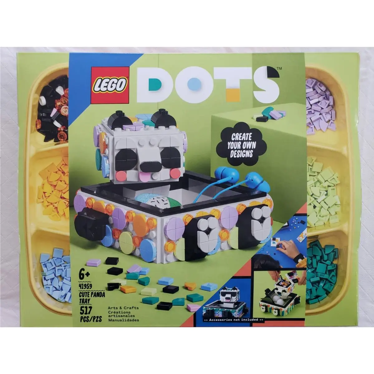 Lego Dots: Cute Panda Tray 41959 Retired