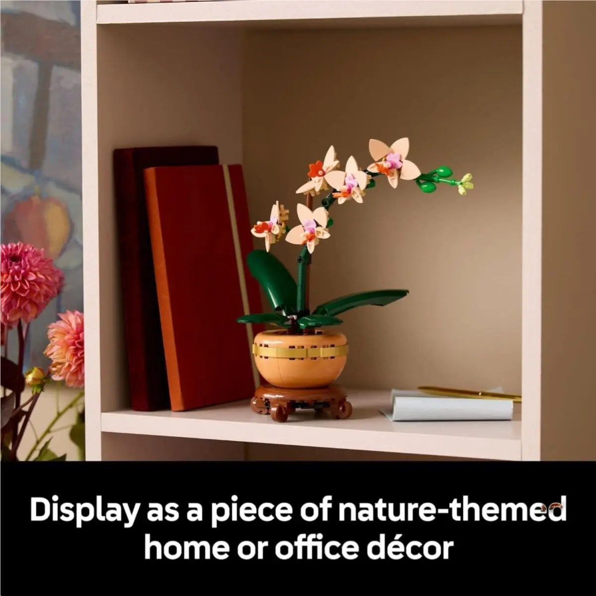 Diy Botanicals Mini Orchid Set - Lifelike Decor For Home Office Spaces