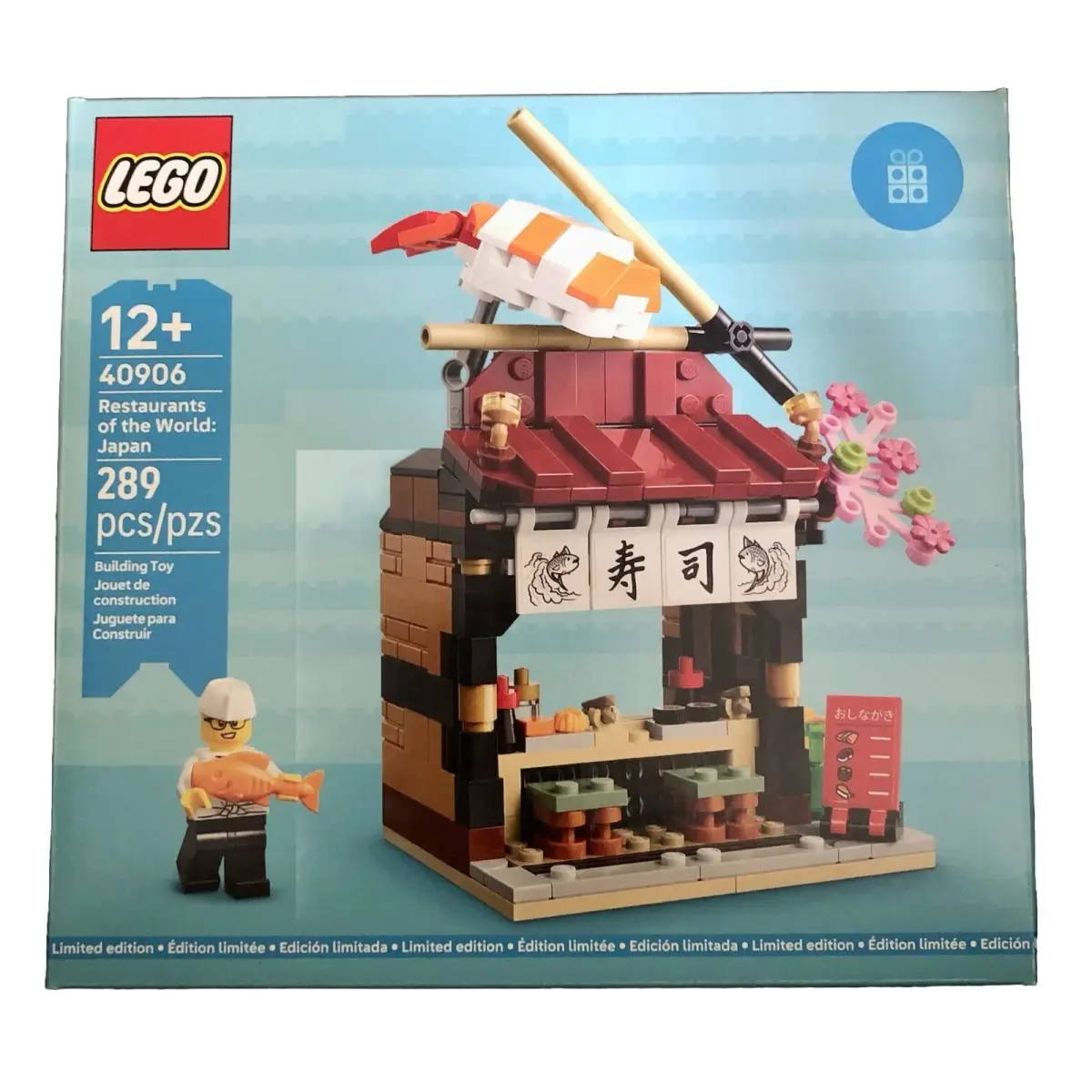Lego 40906 Restaurants Of The World Japan Sushi Restaurant Gwp