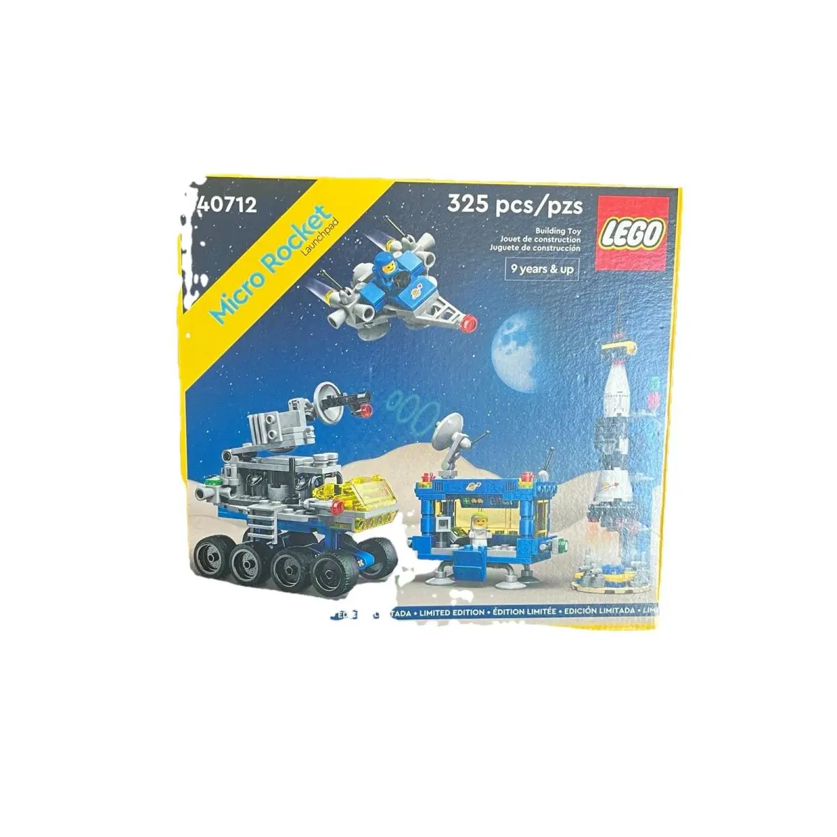 Lego Space Micro Rocket Launchpad Limited Edition 40712 Gwp Retired Box Wear