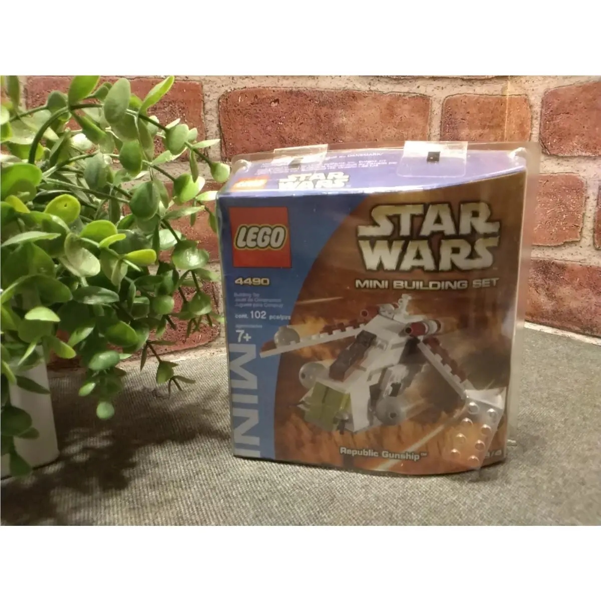 Vtg 2003 Lego Star Wars 4490 Republic Gunship Mini Building Set Box