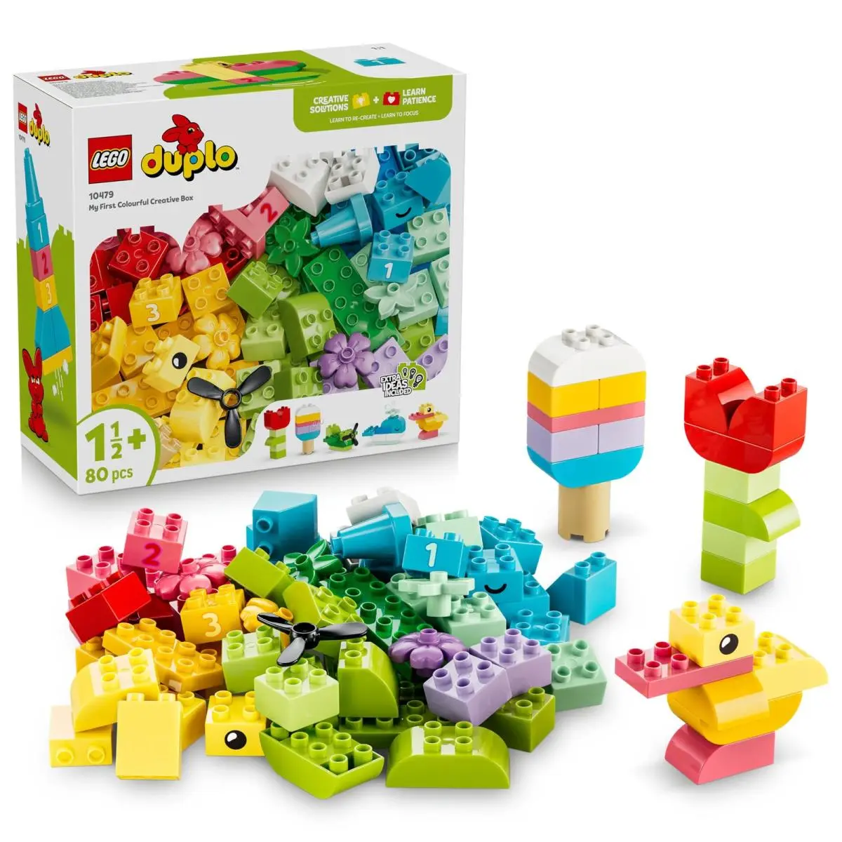 Lego Duplo Colourful Creative Box - Educational Fine Motor Skills Toy For Toddle