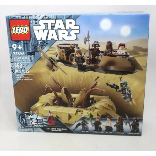 Lego 75396 Desert Skiff Sarlacc Pit Star Wars Set Retired