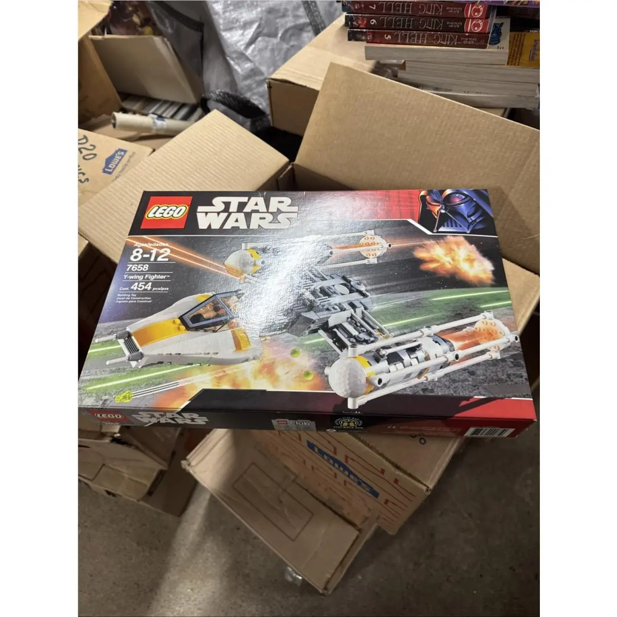 7658 Y-wing Fighter Star Wars Lego Set Complete