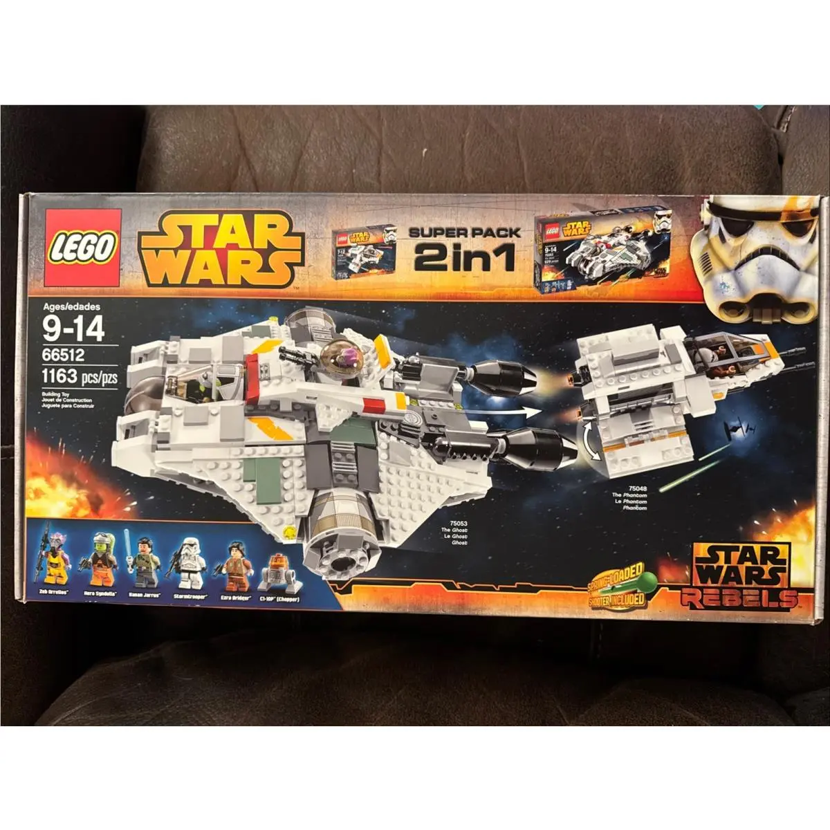 Lego Star Wars 66512 Rebels 2in1 Pack 75048 Phantom 75053 Ghost. New. Sealed