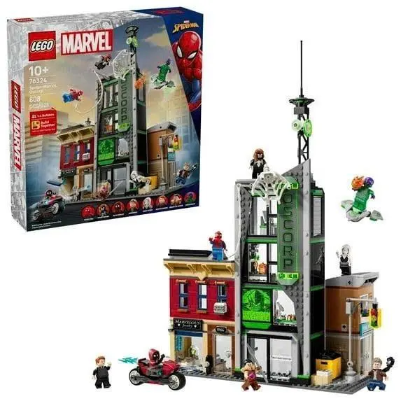 Lego Marvel Spider-man Vs. Oscorp Kids` Superhero Building