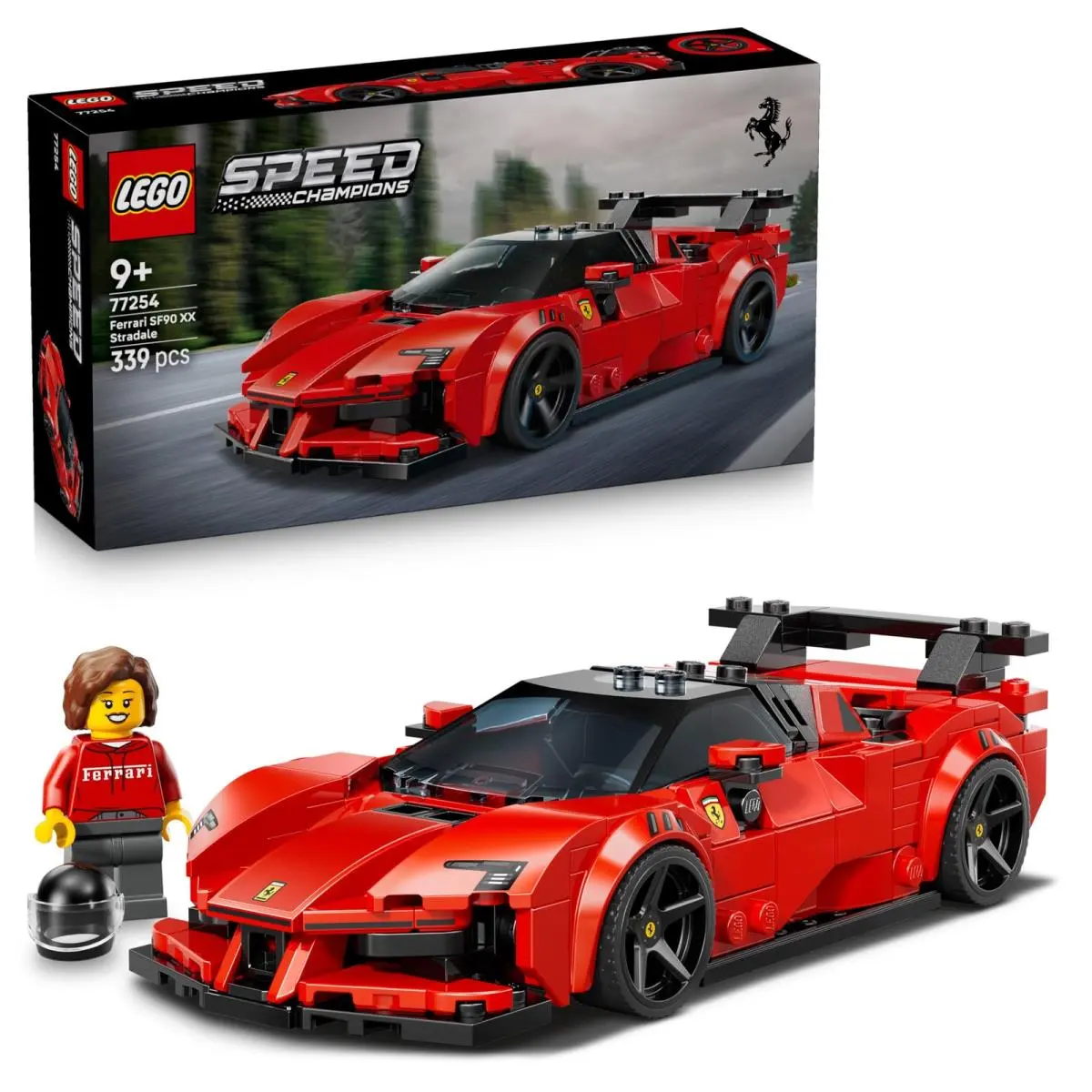 Lego Speed Champions Ferrari SF90 XX Stradale Sports Car Toy - Model Kit W/a Col
