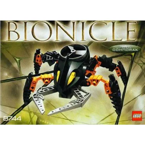 Lego Visorak Oohnorak 8744 Bionicle Minifigure Building Set