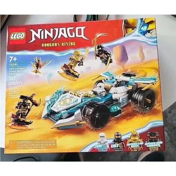 Lego Ninjago: Zane`s Dragon Power Spinjitzu Race Car 71791