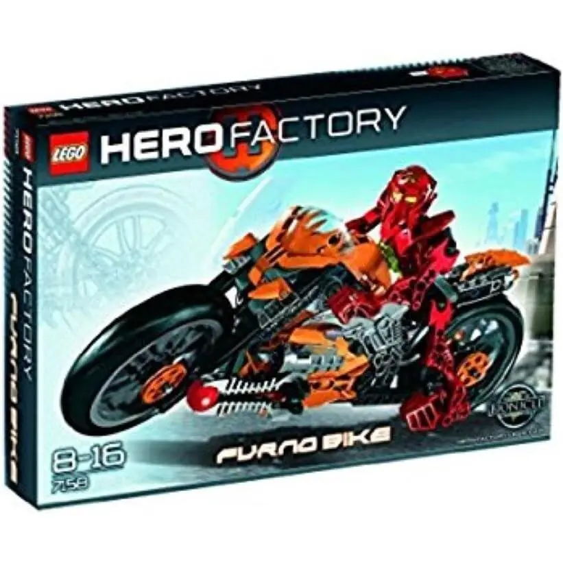 Lego Furno Bike 7158 Hero Factory Minifigure Building Set