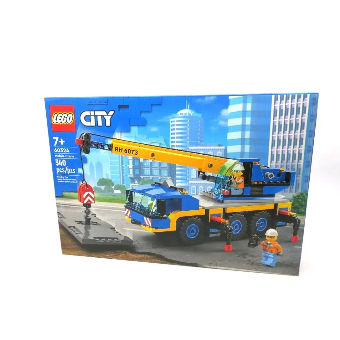 Lego 60324 City: Mobile Crane Retired Toy Building Block Kit Set