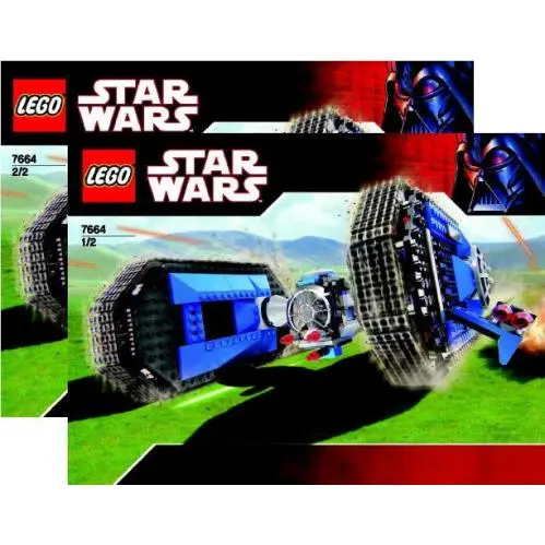 Lego Instructions Only Star Wars Tie Crawler Set 7664 Ins. 7