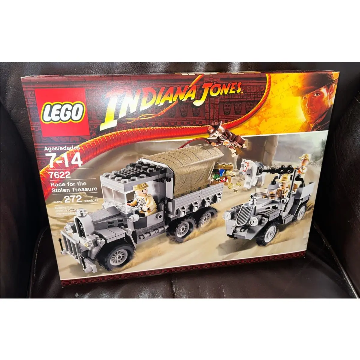 Lego Set 7622 Race For The Stolen Treasure 2008 Indiana Jones