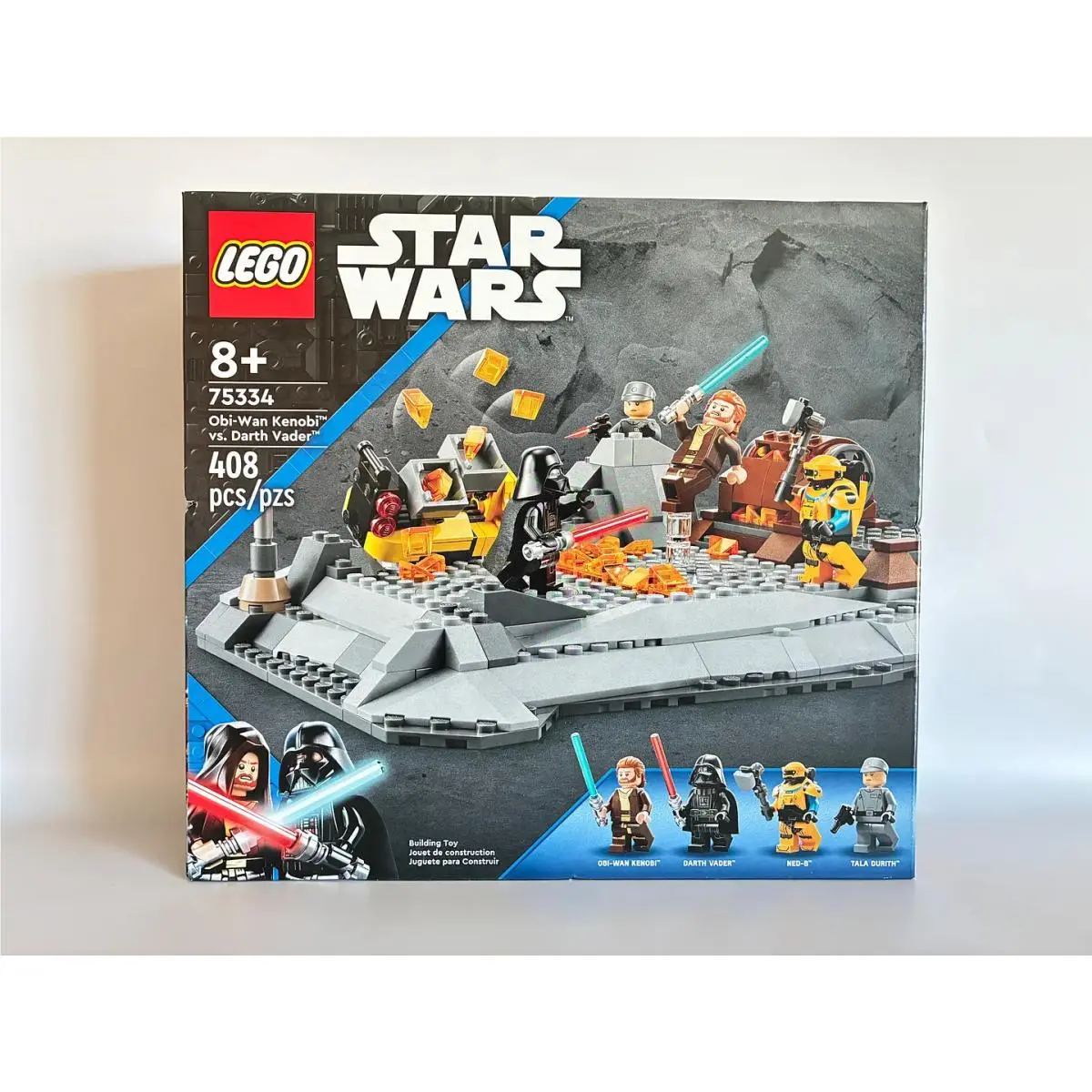 Lego Star Wars Obi-wan Kenobi Vs. Darth Vader 75334 Nisb