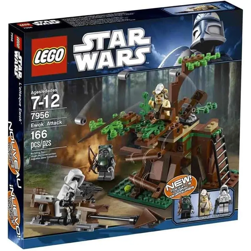 Lego Ewok Attack 7956 Star Wars Minifigure Building Set
