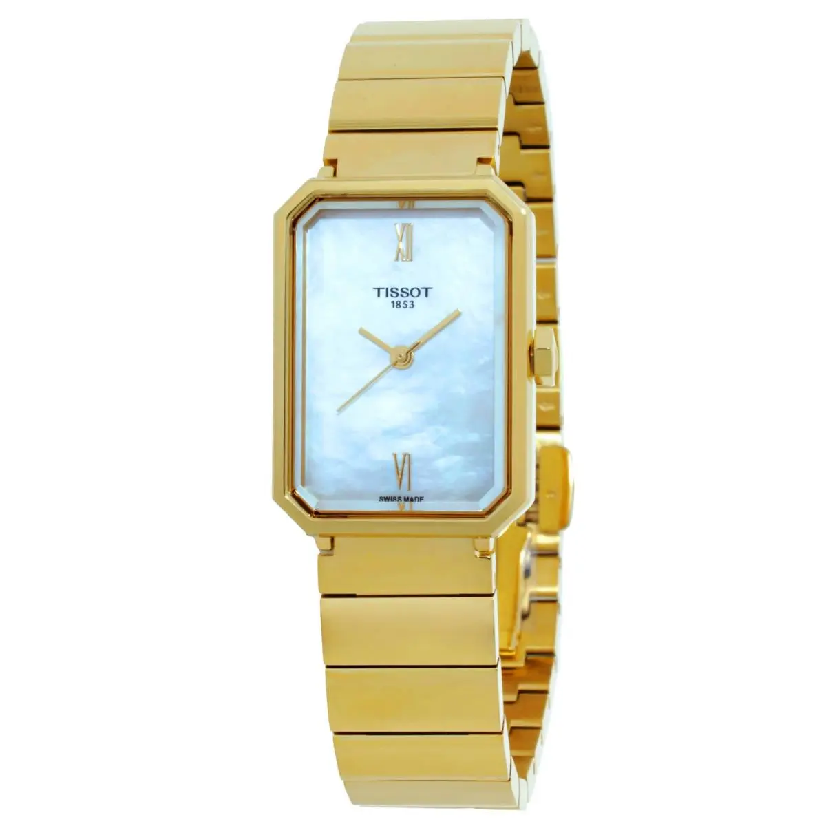 Tissot Srv Quartz White Mop Dial Watch T160.110.33.113.00