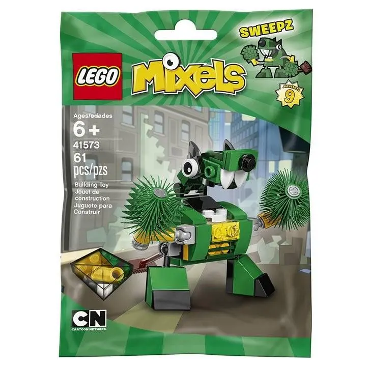 Lego Mixels Sweepz Green Building Toy Figure Set 41573