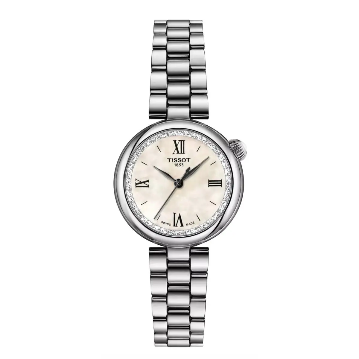 Tissot Desir Women`s Mother of Pearl Dial Quartz Watch T152.010.11.118.00 - Face: White, Dial: White, Band: Silver