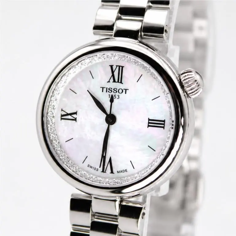 Tissot Desir 28 MM T152.010.11.118.00 Quartz Women`s Watch Mother of Pearl - Dial: Mother of Pearl, Band: Silver, Bezel: Silver