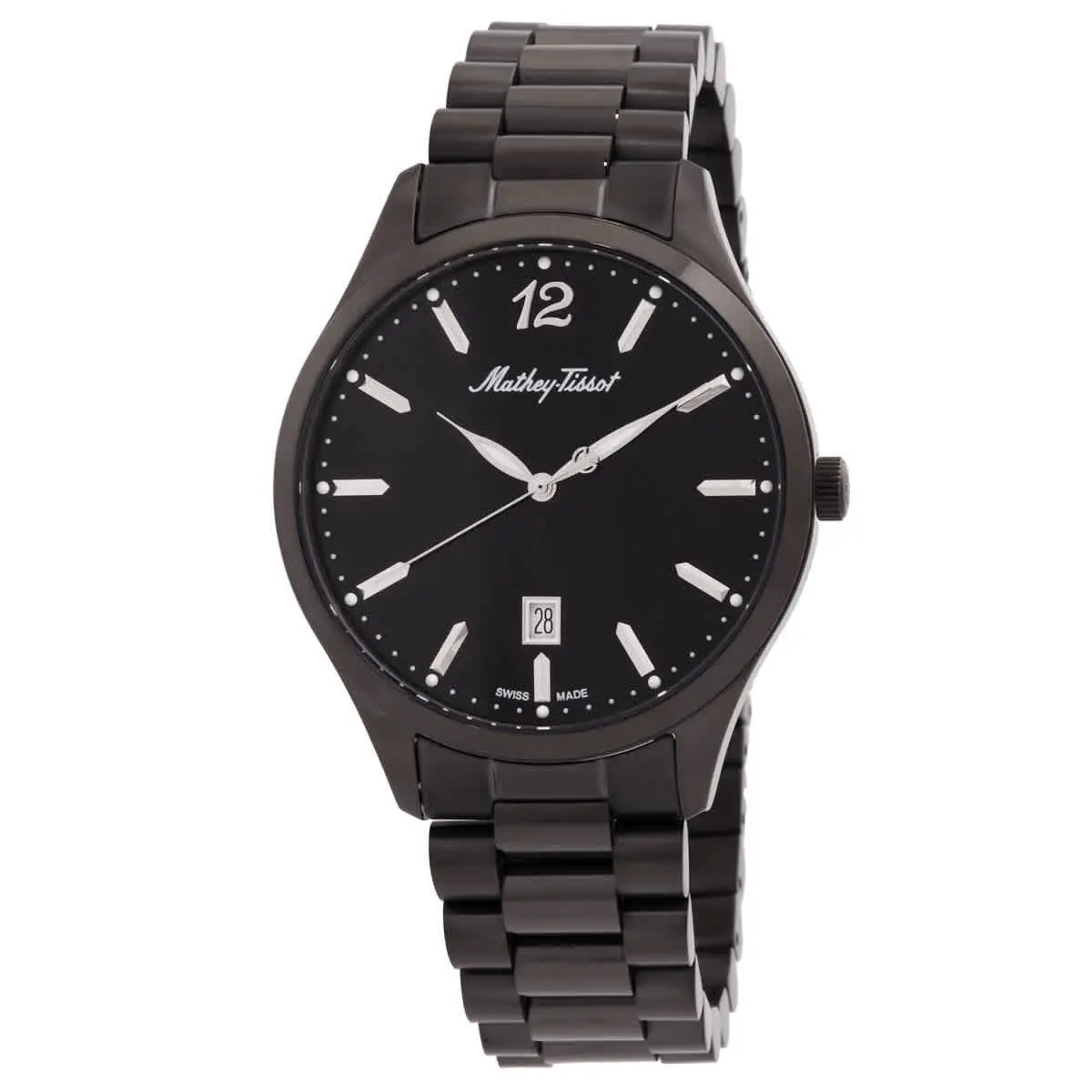Mathey-tissot H411MNN Urban Metal Black Dial 42 mm Men`s Watch