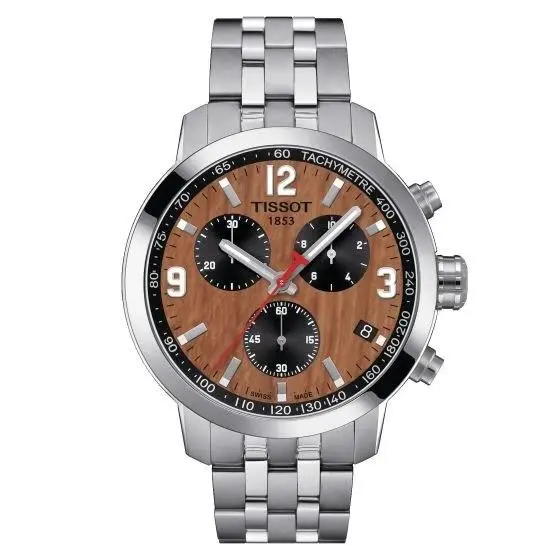 Tissot Prc 200 Cba Special Edition Brown Dial Steel Men`s Watch T0554171129700