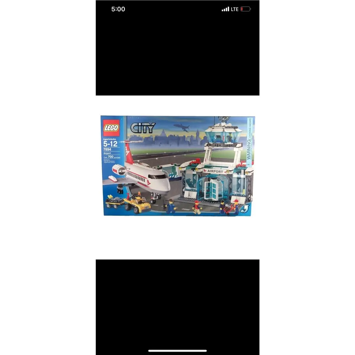 Lego City Airport 7894 Control Tower Baggage Claim Luggage 2006 Retired