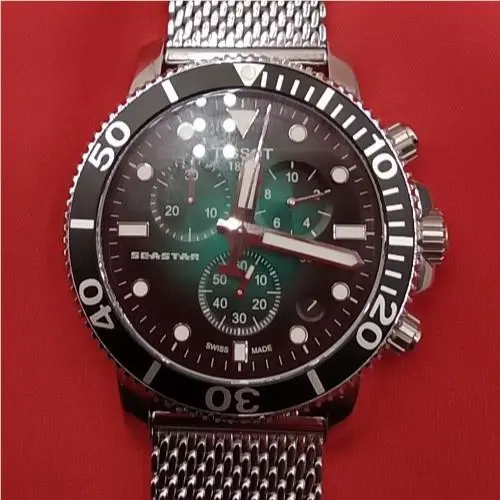 Tissot T-sport Seastar 1000 Chronograph Diver`s Men`s Watch T120.417.11.091.00