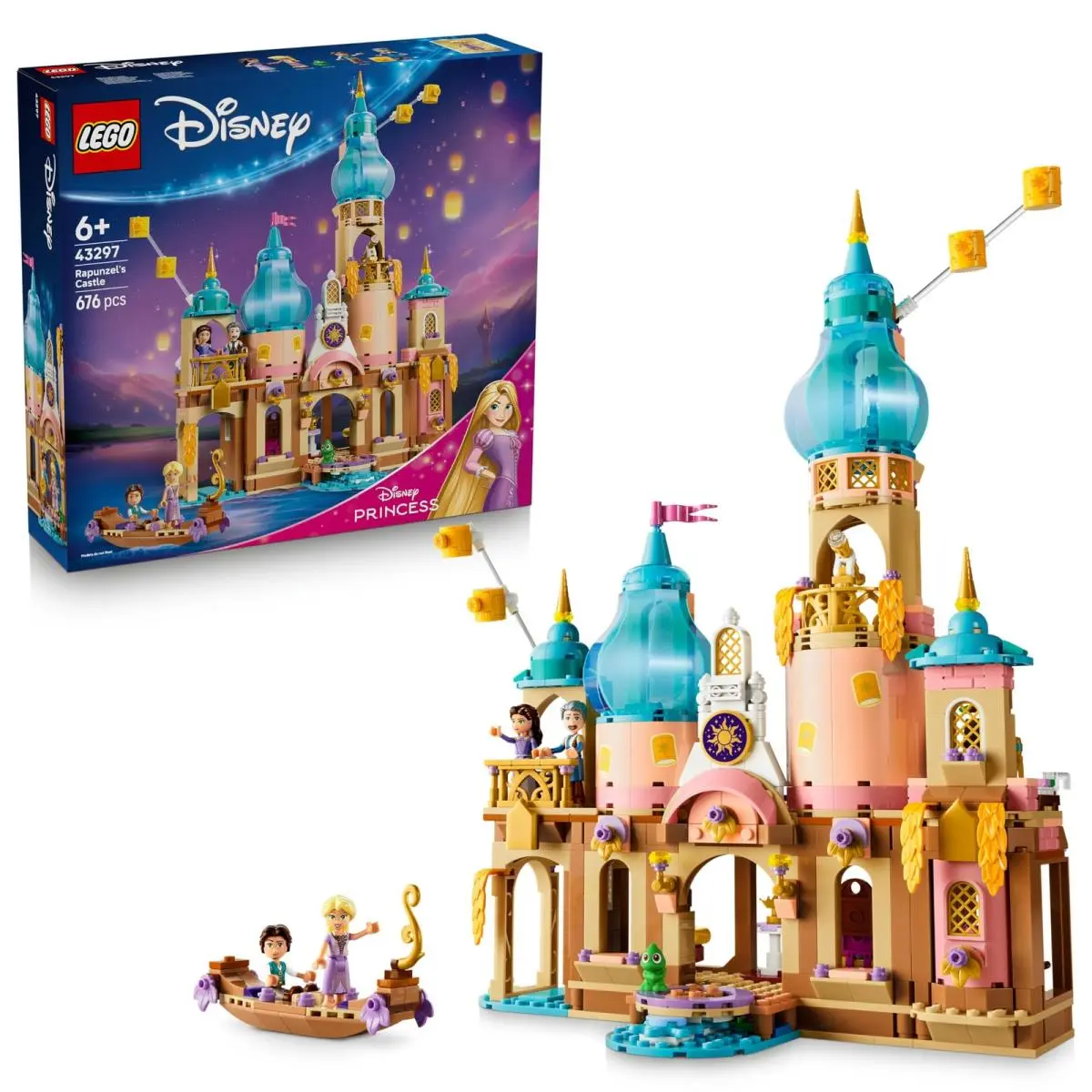 Lego Disney Princess Rapunzel`s Castle Toy - Display Model w/ 4 Mini Dolls Pa